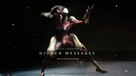 warframe a hidden message riddle.